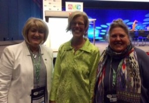 National board member, Chris Legg, Ann Pelo and NSW ECA Presidnet Caol Burgess at the National Conference. 